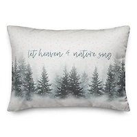 Let Heaven and Nature Sing Christmas Pillow