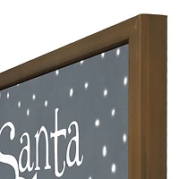 Personalized Santa Claus is Coming Framed Print