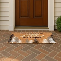 Personalized Welcome to Winter Wonderland Doormat