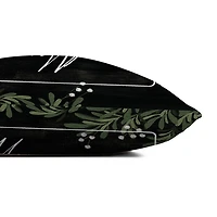 Personalized Merry Christmas Greenery Pillow