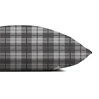 Personalized Merry Little Christmas Plaid Pillow