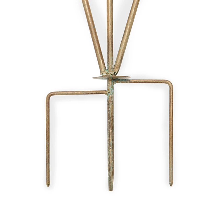 Bronze Metal Bells Yard Stake