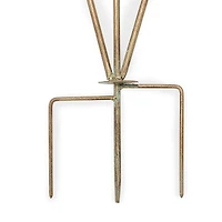 Bronze Metal Bells Yard Stake