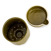 Green Botanical Self Watering Planter