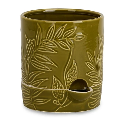 Green Botanical Self Watering Planter