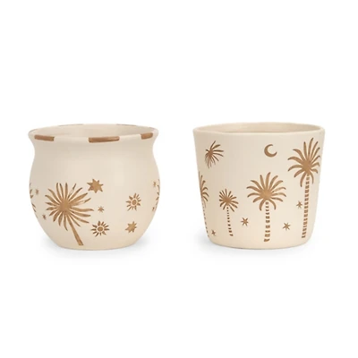 Golden Palm Trees Outdoor Planters