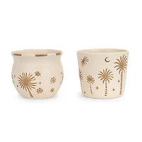 Golden Palm Trees Outdoor Planters