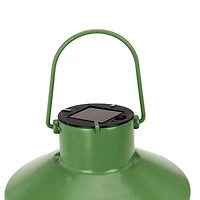 Basil Green Metal Cage Solar Lantern