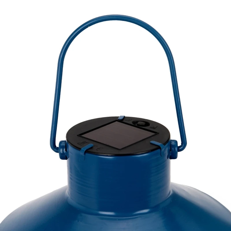 Captain Blue Metal Cage Solar Lantern