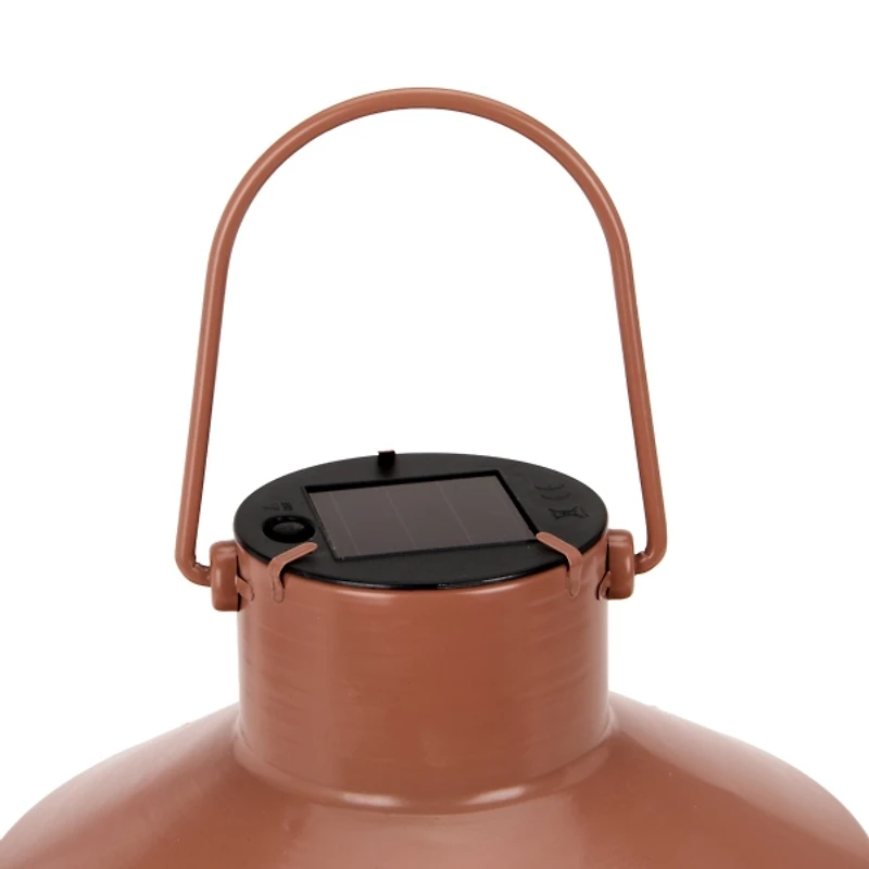 Tuscan Sun Metal Cage Solar Lantern