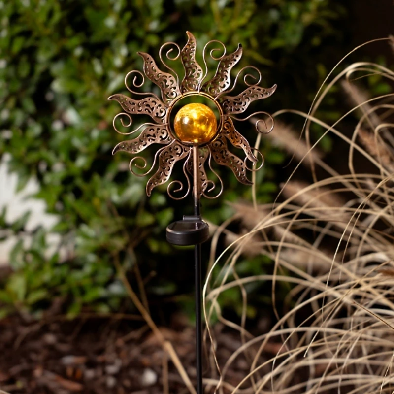 Brass Moon Solar Stake