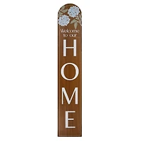 Welcome to Our Home Hydrangea Porch Board