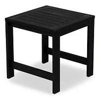 Black Wood Amalfi Outdoor Side Table