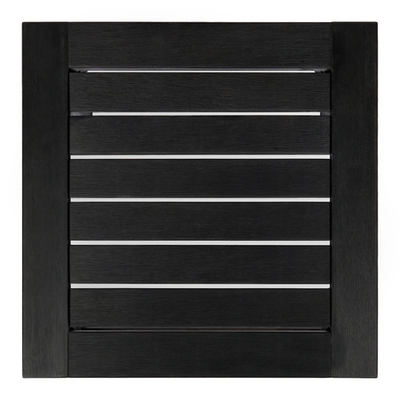 Black Wood Amalfi Outdoor Side Table