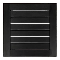 Black Wood Amalfi Outdoor Side Table