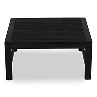 Black Wood Amalfi Outdoor Coffee Table