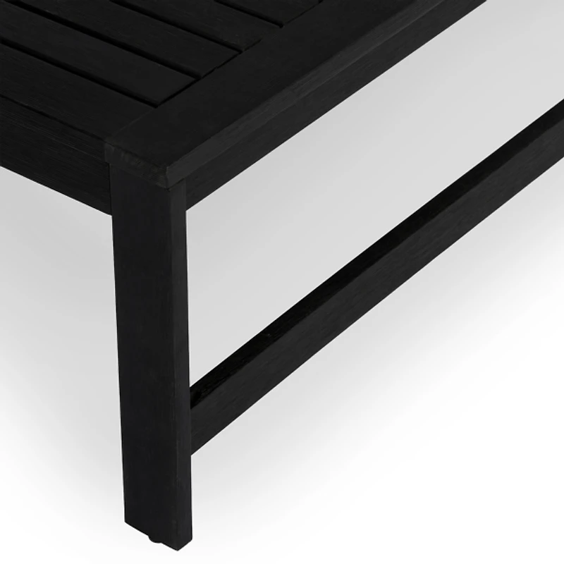 Black Wood Amalfi Outdoor Coffee Table