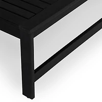 Black Wood Amalfi Outdoor Coffee Table