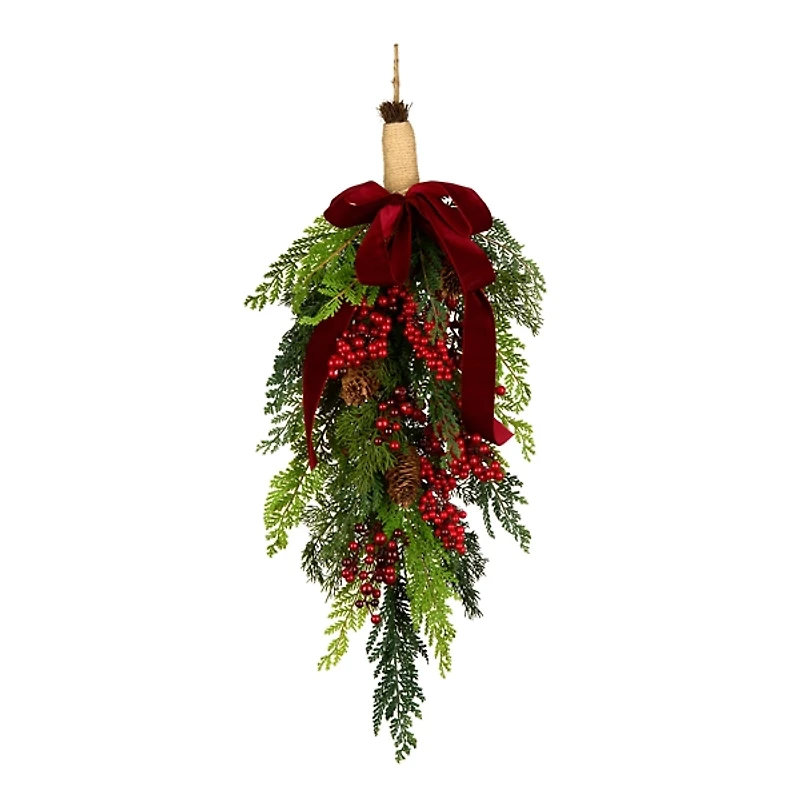 Christmas Joy Teardrop Swag