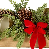 Christmas Bells Pine Centerpiece