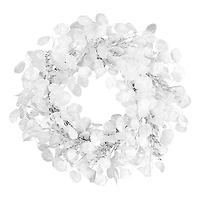 Winter White Frosted Wreath