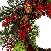 Christmas Chimes Half Wreath