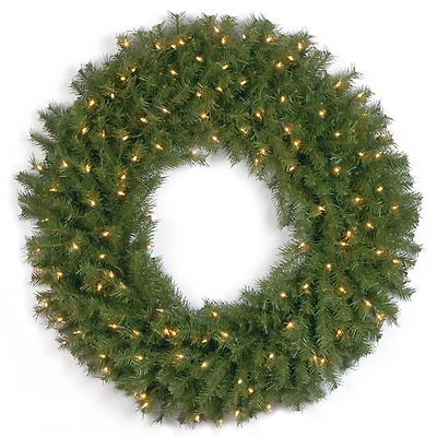 Pre-Lit Norwood Fir Christmas Wreath