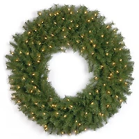 Pre-Lit Norwood Fir Christmas Wreath