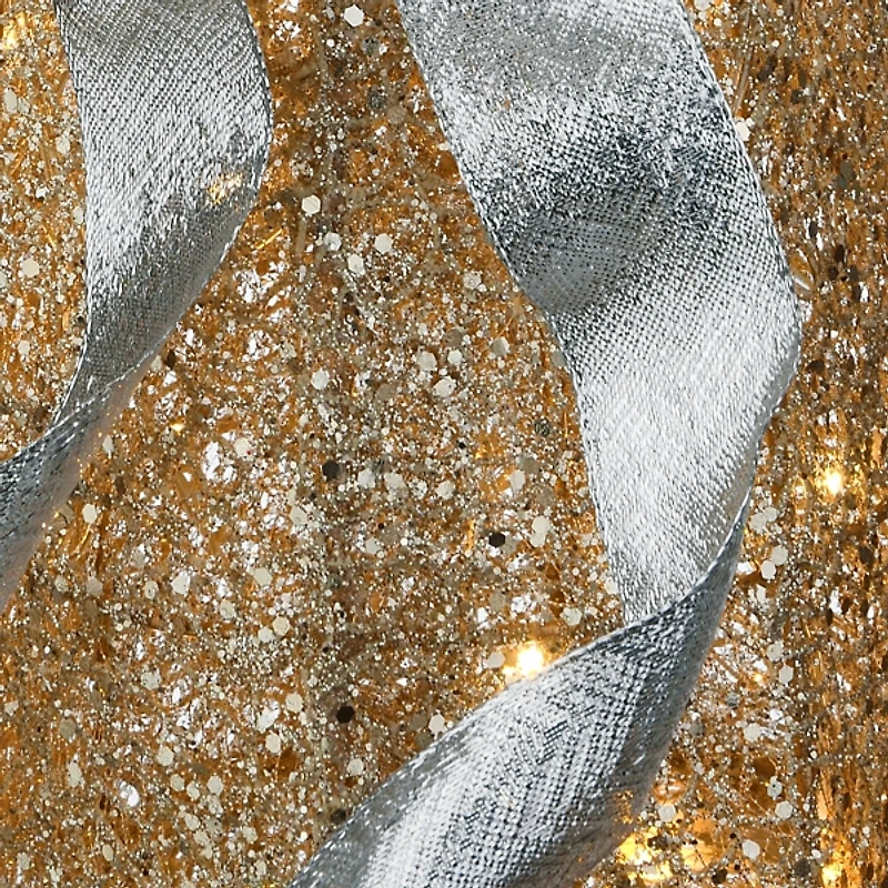 LED Gold Sisal Outdoor Praying Angel