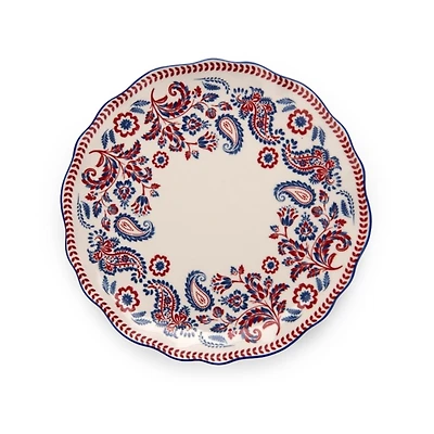 Bandana Paisley Salad Plate