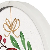 Personalized Family Ornament White Framed Print