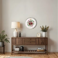 Personalized Family Ornament White Framed Print