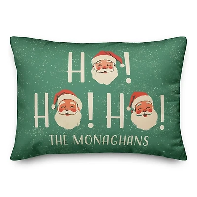 Personalized Vintage Santa Christmas Pillow
