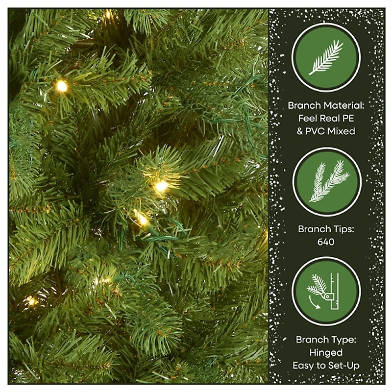 ft. Dual LED Douglas Fir Christmas Tree