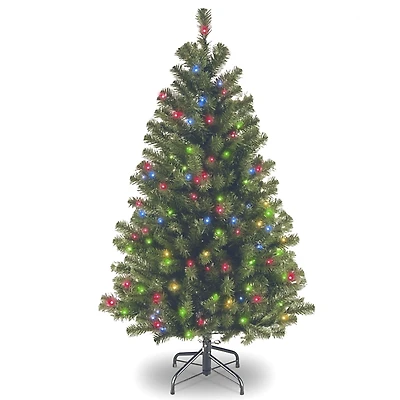 4.5 ft. Pre-Lit North Valley Spruce Christmas Tree