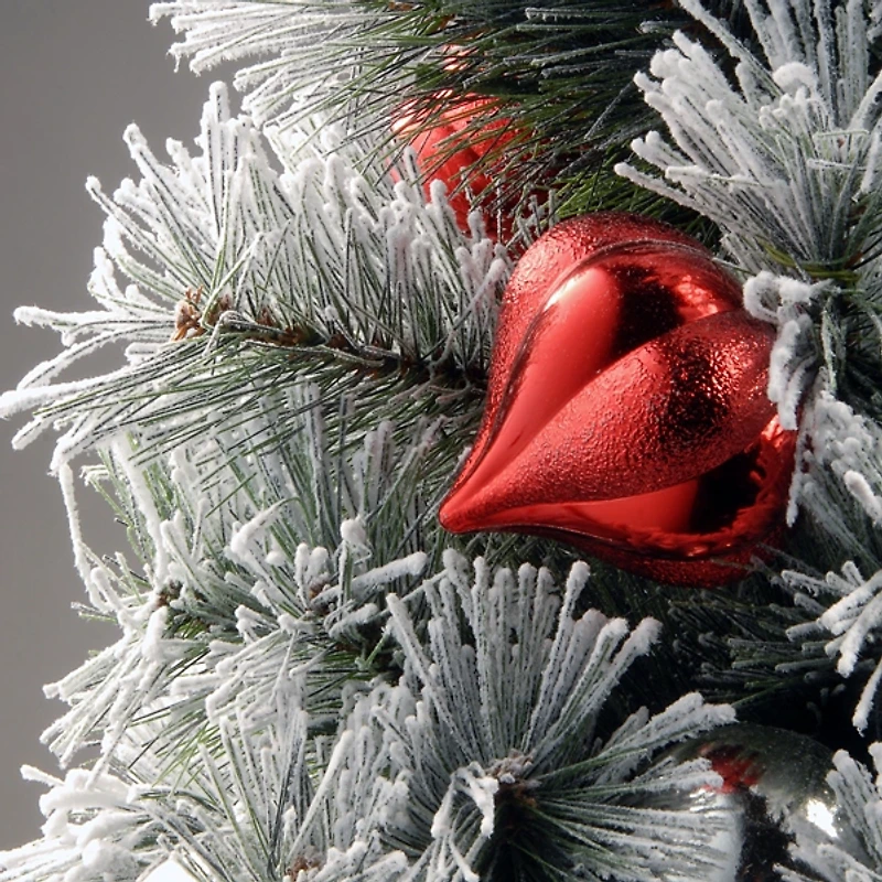 2 ft. Pre-Lit Snowy Bristle Pine Christmas Tree