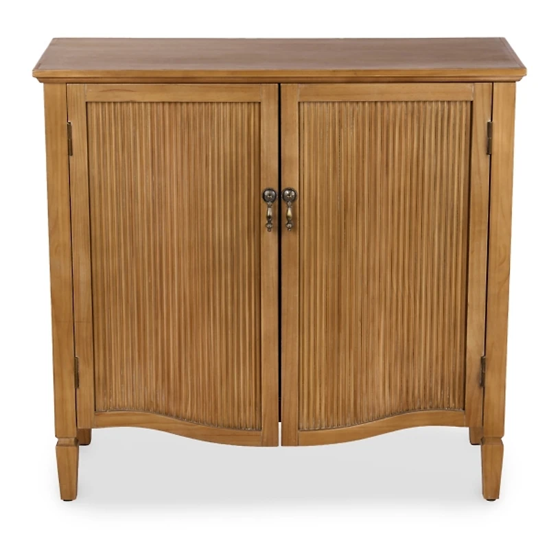 Brown Wood Sienna 2-Door Cabinet