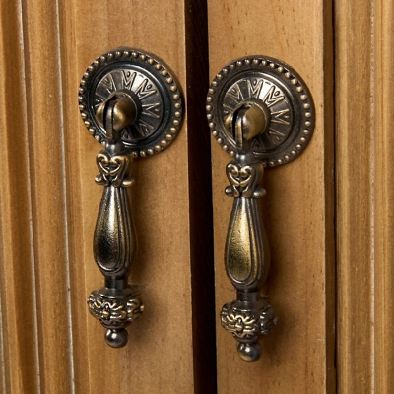 Brown Wood Sienna 2-Door Cabinet