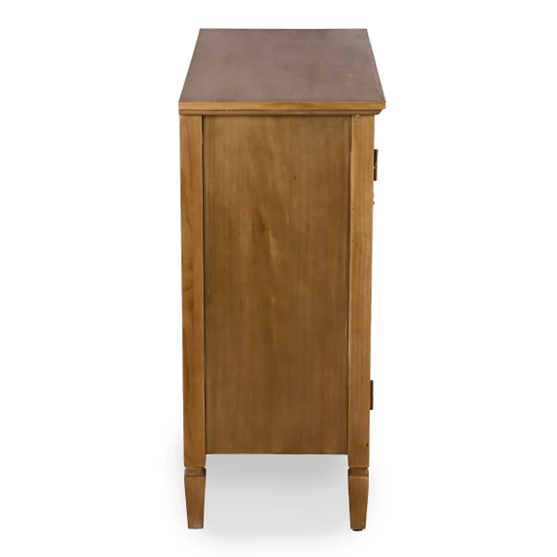 Brown Wood Sienna 2-Door Cabinet