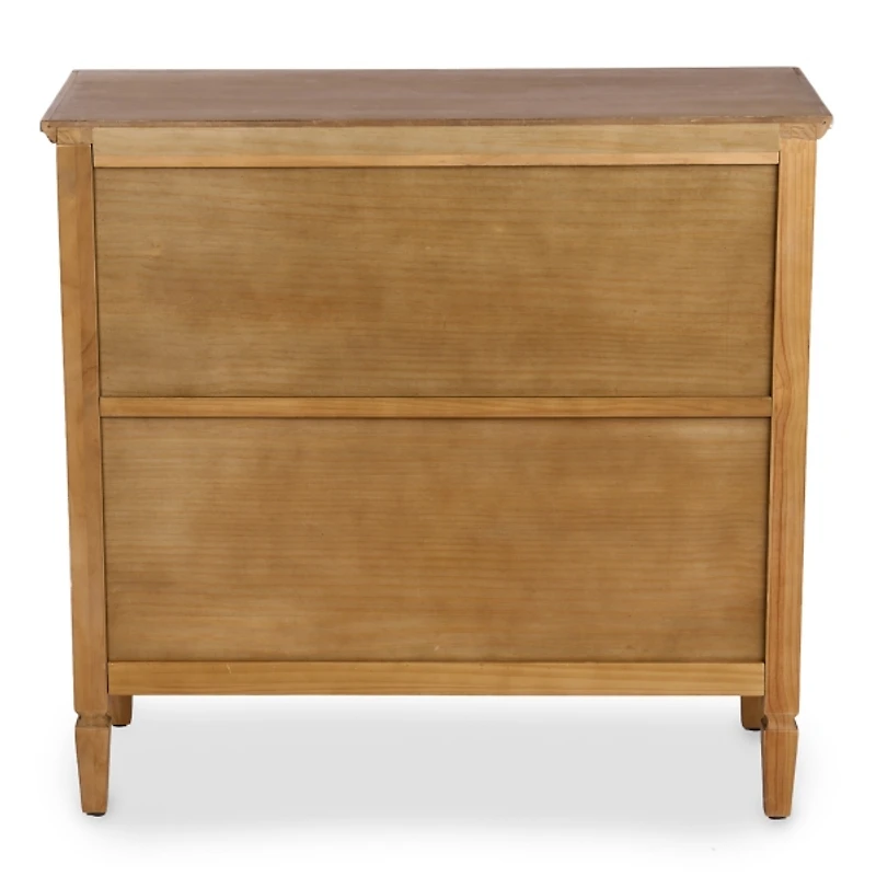 Brown Wood Sienna 2-Door Cabinet