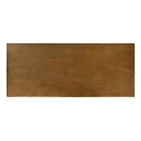 Brown Wood Sienna 2-Door Cabinet