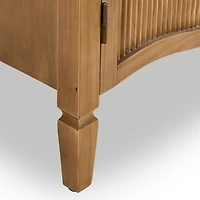 Brown Wood Sienna 2-Door Cabinet