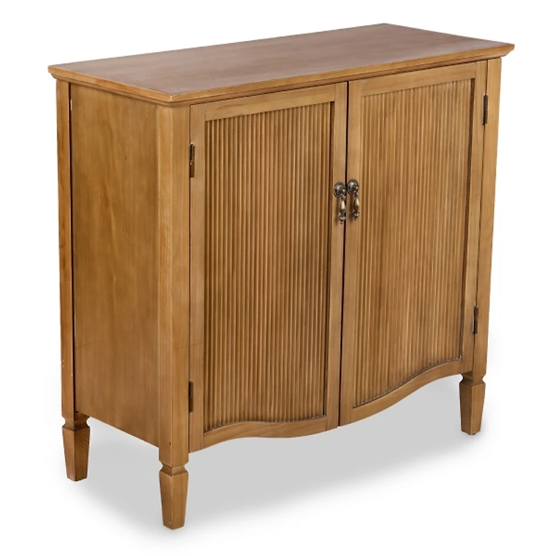 Brown Wood Sienna 2-Door Cabinet