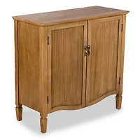 Brown Wood Sienna 2-Door Cabinet