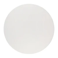 Round Farrah White Spindle Side Table