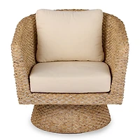 Sanibel Rattan Swivel Accent Chair