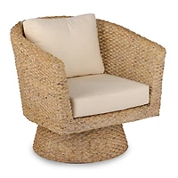 Sanibel Rattan Swivel Accent Chair