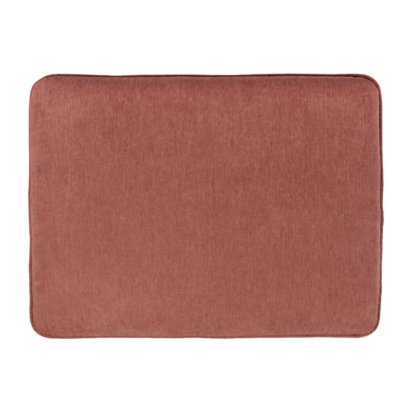 Enzo Rose Upholstered Ottoman