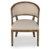 Gray Upholstered Reagan Accent Chair