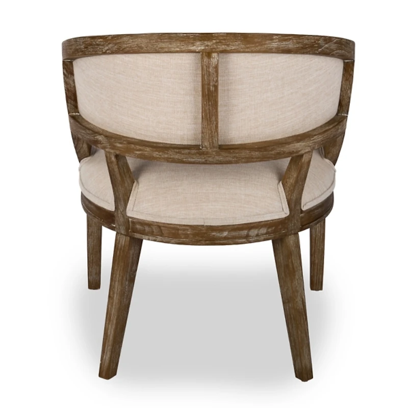 Gray Upholstered Reagan Accent Chair